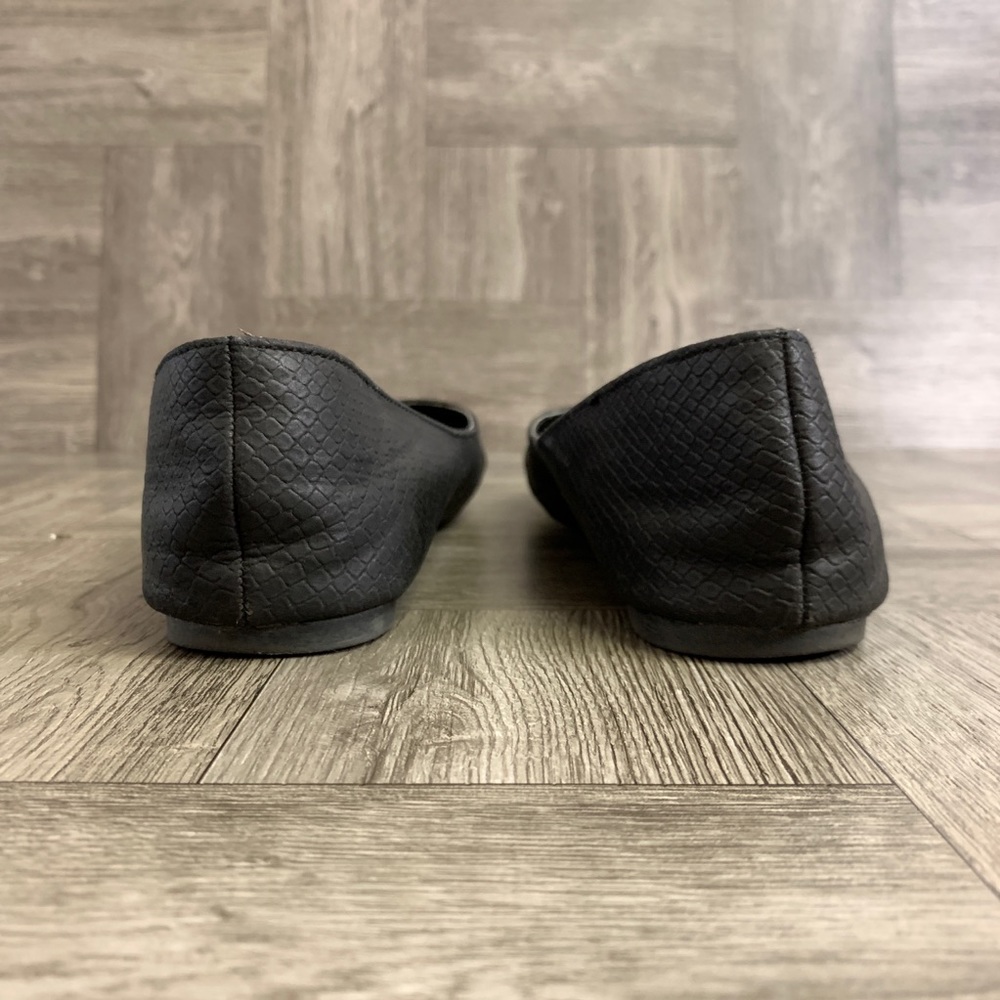 Black and gold flats size 8 - Picture 4 of 8